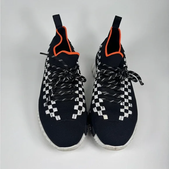 Hermès Black and White Sneakers